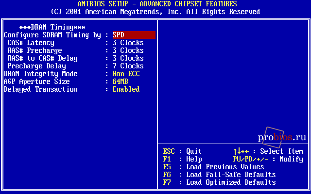  Advanced Chipset Features