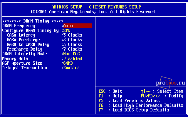  Advanced Chipset Features