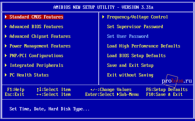   AMI BIOS  3.31